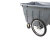 索德汉 塑料移动垃圾桶 手推垃圾车 400L灰色无盖带轮 1个
