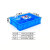 箱大王 Xlj-15 塑料分格周转箱 零件整理盒 多格零件盒 350四格箱372*276*80mm