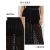 GUESSGUEGUE 女士镂空新中式半身长裙W2GD49WEKA0 JBLK-黑色 S