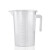 刻度塑料量杯烘焙厨房毫升测量杯牛奶豆浆机计量杯带盖奶茶店 2000ml