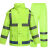 安先达雨衣 反光交通雨衣 防汛救援环卫雨衣套装  荧光绿 M 