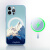 苹果iphone15promax磁吸ip14plus手机壳13高端magsafe磨砂硅胶全包感镜 蔚蓝雪山 MagSafe款(38颗内置强磁) iPhone 12