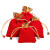 新年福袋首饰珠宝饰品包装红色绒布袋锦囊抽绳文玩束口小布袋定制 金边红9x7福字(50个装)0