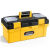 工具箱多功能手提塑料箱电工维修大号收纳盒五金工具  收纳箱 BH-0648-17寸环保加厚款金