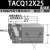 京仕蓝科技亚德客型导杆薄型气缸TACQ12/16/20/25x10x1 TACQ12X25