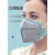 安美尚（ams）kn95活性炭防尘口罩防工业粉尘带呼吸阀雾霾打磨专用 带呼吸阀-200只-KN95活性炭口罩