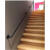 定制通用楼梯扶手现代简约家用铁艺水管室内阁楼靠墙老人防滑扶梯幼儿园拉 长500离墙高7cm分三节