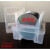 晶圆盒晶舟盒晶元盒硅片晶圆盒晶舟盒晶片盒LED盒插片包装盒2-12英寸25片装硅片包装盒 8寸方型黑色晶圆盒