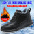 百舸 绝缘皮鞋 工作鞋轻便耐磨加绒加厚冬季保暖棉鞋 黑色低帮36BG-ZB-13658
