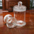 山顶松 广口磨砂实验室标本缸 玻璃标本瓶 高硼硅 展示瓶 加厚 透明玻璃样品瓶 75*180mm【约680ml】