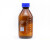 蓝盖试剂瓶玻璃瓶广口丝口瓶化学试剂瓶螺口100/250/500高硼硅流动相液瓶白/棕色药剂密封瓶 无标500ml [透明普料]