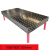 穆运 三维柔性焊接平台平板机器人工作台多孔定位焊接台1000*800*200mm带支脚