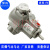 HF010小型气动旋转马达低速活塞式3缸防爆正反转汽动搅拌泵 HF-015 ( 1/6HP立式) 轴12平键
