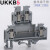 50只装UKKB5导轨式双层接线端子台 UK-4/2-2L双进双出2.5-4 UKKB3 UKKB5（4）平方