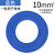 国标电线1.5/2.5/4/6平方家装阻燃铜线BVR芯多股软线 国标BVR多股10平方-蓝色 -100米
