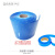 蓝色PVC套管收缩膜 锂电池热缩管封装绝缘塑胶套管皮套 可代裁切 折径125mm/长1米【】