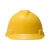 梅思安PE豪华型有孔安全帽一指键帽衬针织吸汗带E型下颏带黄色 1顶