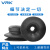 威尔克VRK PJG系列双层风琴真空吸盘气动机械手配件丁晴橡胶吸嘴硅橡胶黑色白色吸盘 PJG-35-N 橡胶 