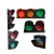 太阳能红绿灯可升降交通信号灯 驾校学校十字路口临时移动红绿灯 300-4-60型【升降款】100安