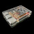 树莓派4代外壳4b+壳RaspberryPi4机箱散热外壳透明黑色可选 银色散热片