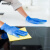爱马斯（AMMEX）一次性丁腈手套加厚食品级乳胶耐酸碱丁睛实验室厨房专用 深蓝色(加厚耐用型)4.6克/只 500双/ 箱 S