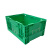 倍坚特 塑料折叠周转箱水果蔬菜物流运输箱加厚工业风折叠收纳整理箱BGTS603 365*275*210mm绿色