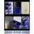 仁南零件柜抽屉式样品柜刀具柜电子元件柜螺丝五金工具配件分类收纳柜 75抽蓝色/透明带门加厚款 1.3mm