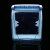 淇轩 86型新一代TNC防溅盒 塑料插座面板 开关罩防水盒 白色 10个装