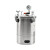 不锈钢真空消泡桶点胶机压力桶储胶脱泡干燥箱真空泵抽真空密封桶 15L消泡桶带透明盖+VN-200H无油