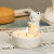 霜魄烤手小猫香薰蜡烛台可爱小熊卡通生日礼物家用陶瓷摆件 小猫咪【蜡烛台】