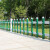 拓圣利 pvc塑钢护栏草坪围栏 绿化带隔离栏杆 花坛栅栏篱笆高度50cm长度1m 墨绿色+白色
