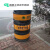 电线杆防撞桶安全警示交通圆柱型防撞桶防撞墩反光电杆保护桶 红白1200*650*450