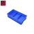 工创优品 塑料零件盒 多格五金盒分格收纳盒螺丝分类盒蓝色 小号3格350*200*84