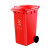 庄太太【240L挂车红色有害/个】新国标户外大号垃圾桶环卫分类商用带盖垃圾箱ZTT-HKHF02