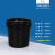 级塑料桶避光桶油漆桶带盖诱蜂桶1L2L5L10L18L20升25公斤 黑色 1L黑色