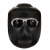 自动变光电焊面罩电焊眼镜电焊防护面屏头戴式氩弧焊焊工电焊帽烧焊接防护面具眼镜 BX-5黑色面罩+灰色 自动变光灰顶款