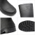 京斯坦 男士高筒雨鞋户外防滑雨靴工地套鞋PVC水靴 黑色-高筒42