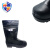 威姆仕黑色加厚防滑雨鞋保暖耐寒防水防油耐脏耐磨雨靴 43码