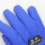 防冻手套耐低温液氮冰箱干冰冷库加气站LNG防寒保暖防护手套劳保 蓝色松紧口液氮手套