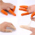 一次性手指套乳胶橡胶防护指头套加厚耐磨无尘防滑保护套 乳白色切口（100只） L