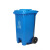 脚踏式垃圾桶 环卫商场物业垃圾分类大桶 黄色 240L