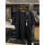 BOSS德国2024夏季新款男士经典短袖条纹装饰口袋圆领T,恤手帕 黑色S(130斤左右)