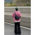 酷奇袋鼠（KUQIDAISHU）机能斜挎包男款2024新款男士挎包骑行背包单肩包包通勤邮差包胸包 曜石黑-小号-便捷插扣款