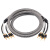 HiFi音响喇叭线发烧级单晶铜镀银功放音箱连接环绕线 升级版（一对） 1米