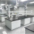 实验室防酸碱家具钢工作台钢木实验台化工厂PP中央试验操作台 钢通风柜1500*850*2350