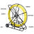 定制玻璃钢穿孔器管穿线神器道疏通器光缆电缆穿管器电工穿线器引线器 16*200米加钢芯加固车架国标粗15MM