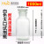 广口瓶玻璃试剂瓶酒精罐实验室毛口玻璃瓶白色细口瓶磨口空瓶密封 1000ml透明大口