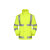 昊鹰 安全反光分体式透气雨衣雨裤套装 户外骑行成人反光雨衣套装 荧光黄M165