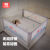 大象妈妈婴儿床围栏软包宝宝床护栏1.8米儿童防摔床栏一面床围挡 1 加高版2米蓝-单面价格