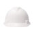 梅思安ABS豪华型有孔安全帽一指键帽衬针织吸汗带E型下颏带白色 1顶